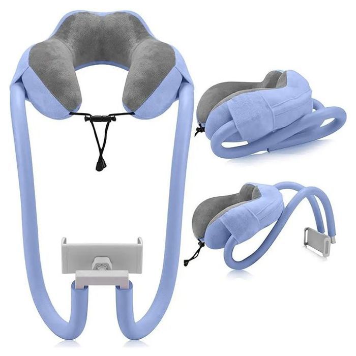 Oreiller de bras de tablette pour le cou, coussin doux avec support réglable pour une utilisation confortable.
