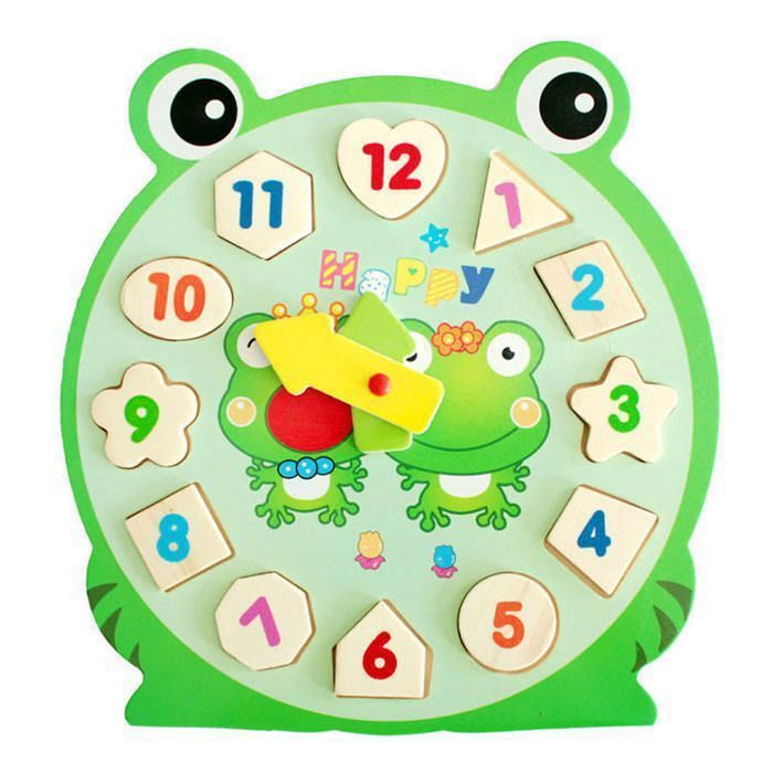 Horloge en bois grenouille