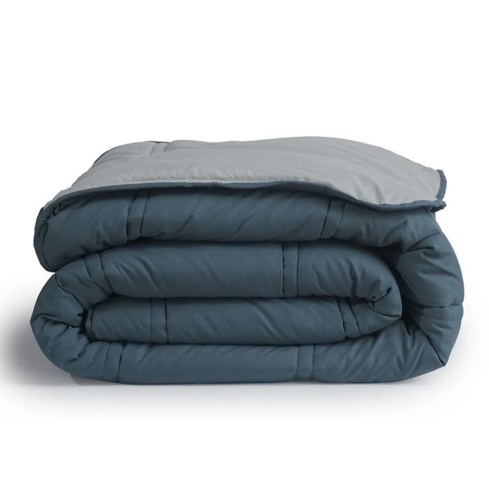 Couette - RICHBOND - Bicolor 160x220 - Vert Canard/Vert - 300g - Lavable