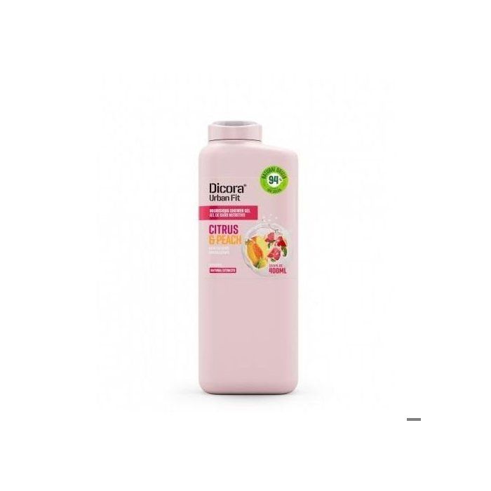 Dicora Gel douche Vitamine C Agrumes et Pêche, 400 ml