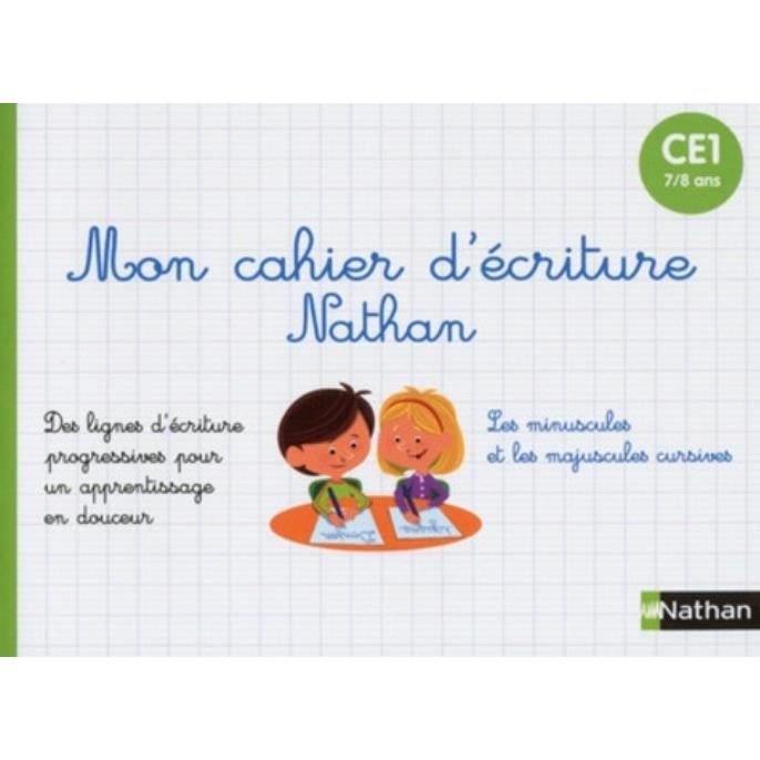 Cahier d'écriture CE1 - Edition 2019 - Mon cahier d'écriture CE1 - Aide à l'apprentissage de l'écriture
