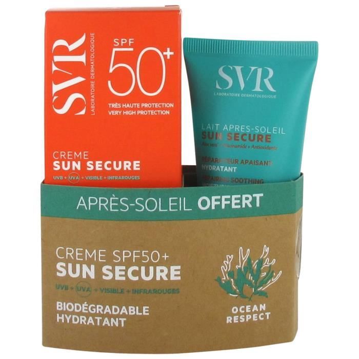 Crème solaire - SVR - Sun Secure - SPF50+ - 50 ml - Hypoallergénique
