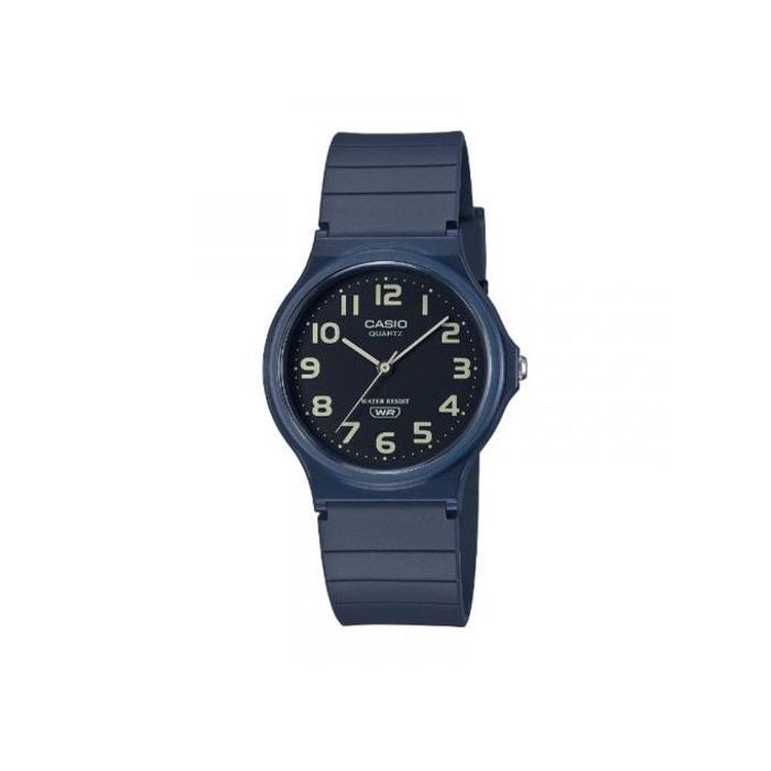 Montre - CASIO - MQ-24UC-2BDF - Résistante à l'eau - Bracelet en silicone - Cadran noir