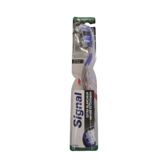 BROSSE A DENT BLANCHEUR/ CHARBON SIGNAL SOFT 42MM