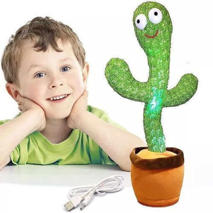 Jouet de danse Peluche Cactus rechargeable pour bébé - Un cadeau dansant