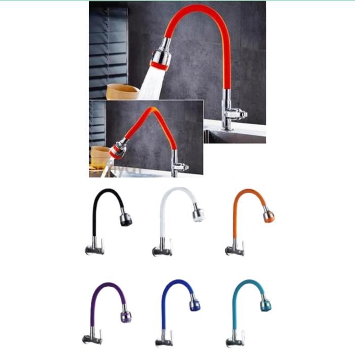 Flexible de robinet de cuisine mélangeur tuyau avec 2 fonctions(Couleur aléatoire)
