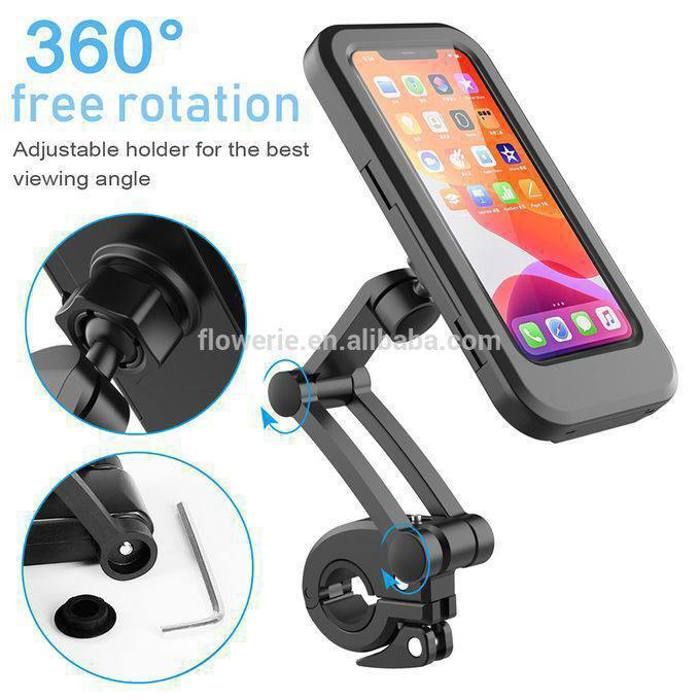 Supports de téléphone portable réglable pour  vélo et moto étanche maghetic