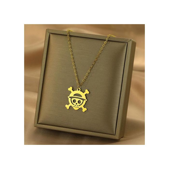 Colliers Pendentif D’Animé en Acier Inoxydable Unisexe ( SANS BOITE )