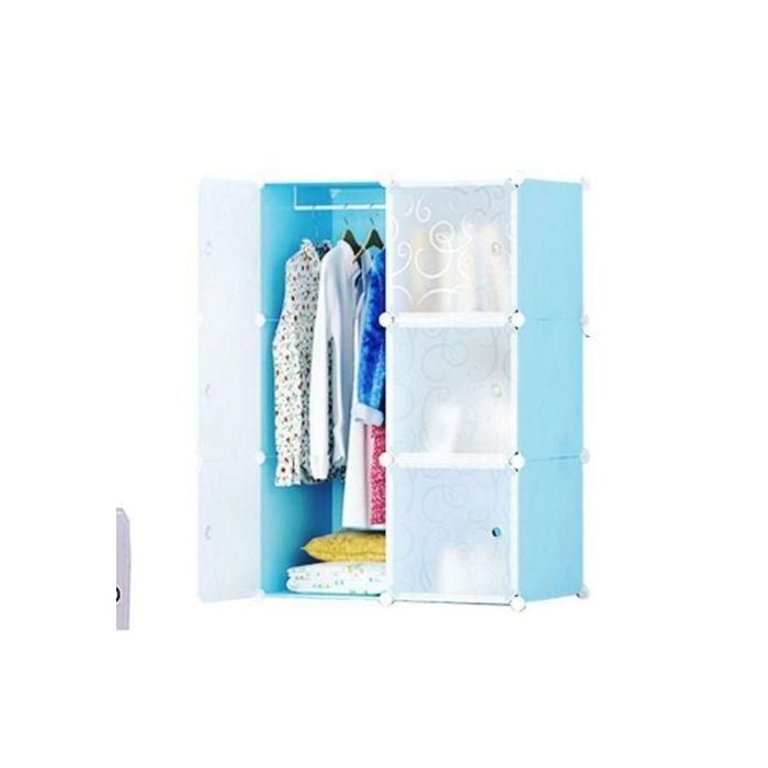 Armoire Penderie de Rangement pour vêtements et accessoires avec portes, Grande capacité, Cube polyvalent, couleur aléatoir