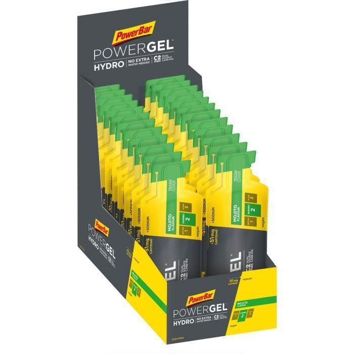 Powerbar Powergel Hydro Gels Nutritifs/Tablettes Mojito 24 x 67 ml - 22040100