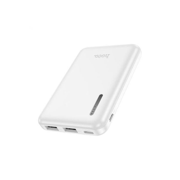 Hoco J115 Ultra Slim Mini Power Bank 5000 mAh (blanc)