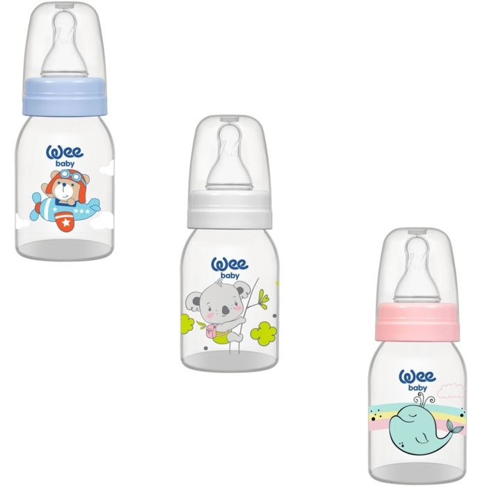 Biberon - WeeBaby - Classic 0-6 Mois - 125ml - Hypoallergénique - Silicone