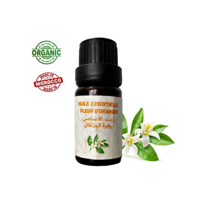 Huile Essentielle - 100% Bio - Fleur d'Oranger - Anti-infectieuse - Régénérante - Tonique cutanée