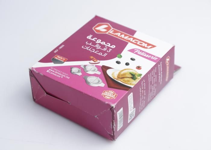 3 MOULES DECOUPE PATE 0633