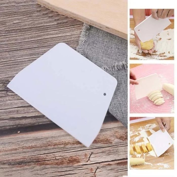 Lot de 3 Peignes à Glaçage en Silicone - Blanc - Petit, Moyen, Grand