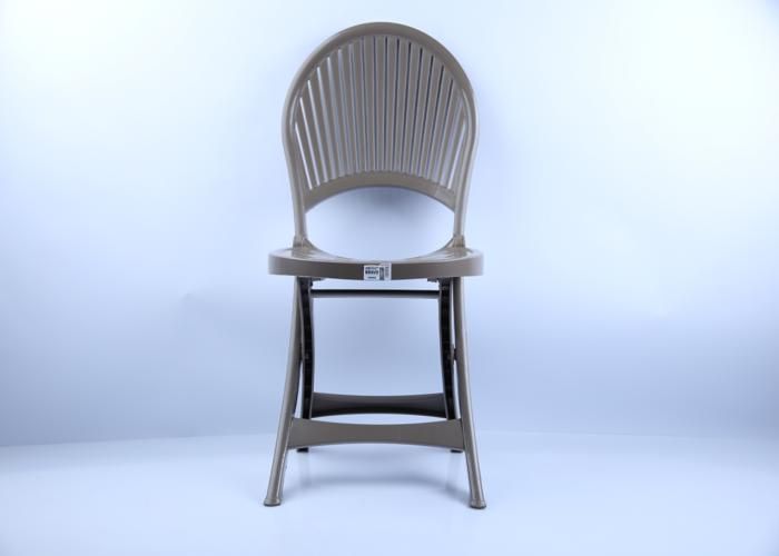 Chaise Pliante - GENERIC - Bravo Taupe - Confortable - Pliable - Design élégant
