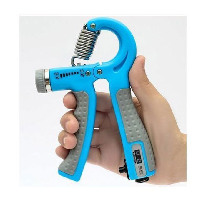 BE sport maroc - Paire Pince Exercice Force Poignet Musculation hand 10-60kg - Bleu