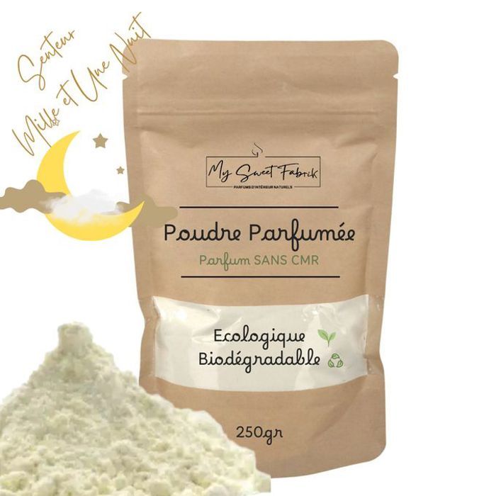 Poudre Naturelle Parfumée My Sweet Fabrik - Mille et Une Nuit - 250g - Biodégradable