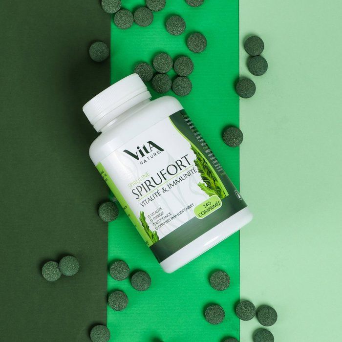 SpiruFort Vita Nature Plus 240 Comprimés 500mg