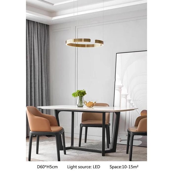 Suspension LED Circulaire Gold – 40cm