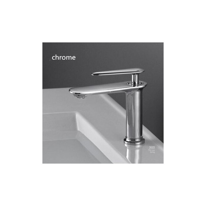 Brassco Robinet mitigeur froid/chaud pour lavabo de salle de bains chromé cuivre origine