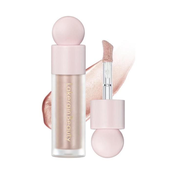 Highlighter Liquide - LAKERAINE - #03 ROSE GOLD - 7.5ml - Résistant à l'eau - Longue tenue