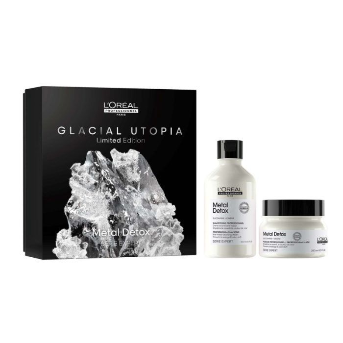 Soin capillaire - L'OREAL - Glacial Utopia - Metal Detox - Couleur intense - Protection cheveux colorés