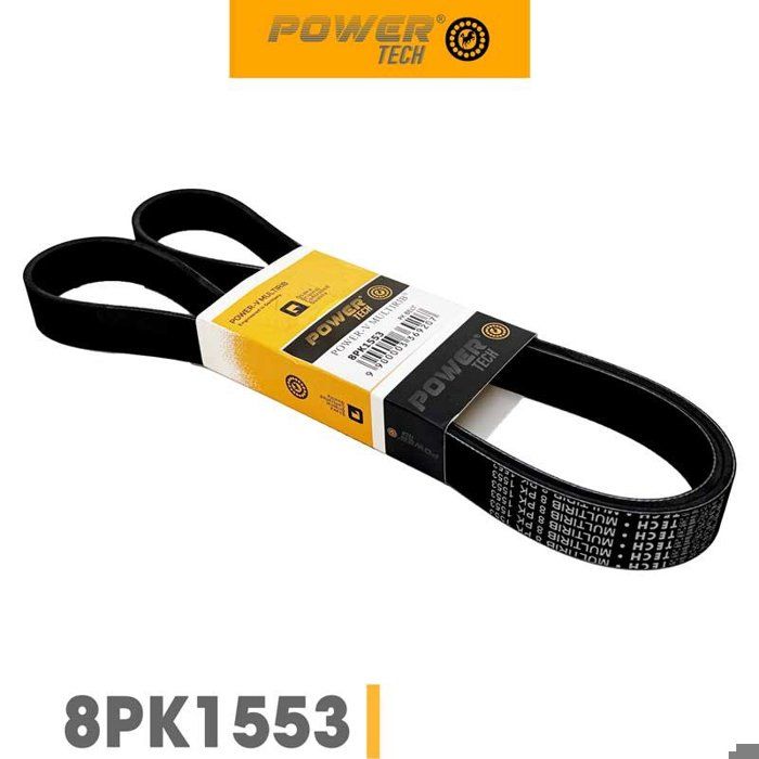 POWERTECH 8PK1553 – COURROIE TRAPEZOIDALE A NERVURES (POLY-V)