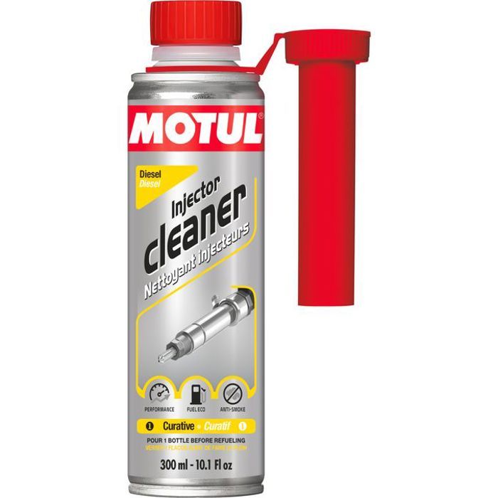 MOTUL INJECTOR CLEANER DIESEL - Nettoyant injecteur et circuit d’injection Diesel 300ml.