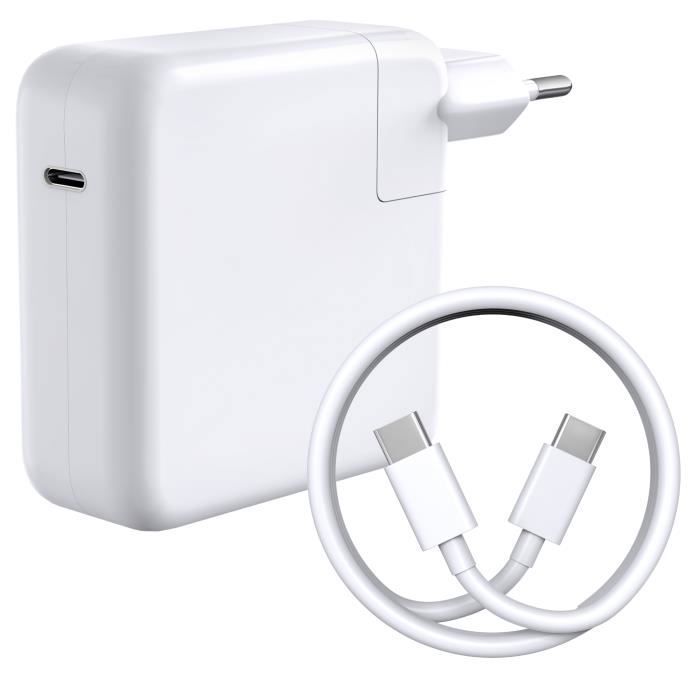 Chargeur 96W + Cable USB-C USB-C pour MacBook