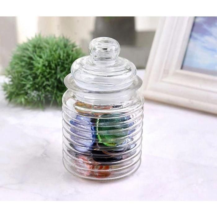 Bonbonnière - Verre - 210ml - Transparent - Élégante - Décorative
