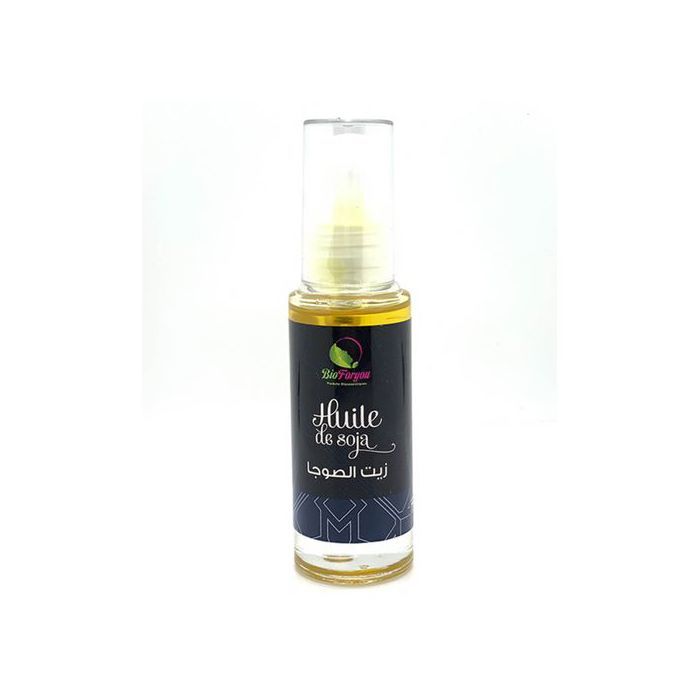 Huile de soja bio - BioForyou - 30ML - Cheveux abîmés - Hydratation intense - Non grasse