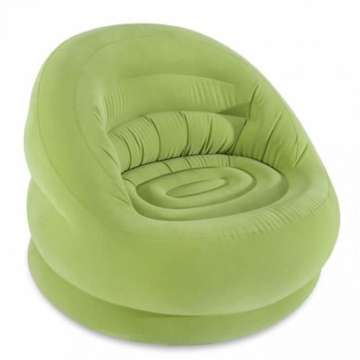 Fauteuil gonflable - Intex - Lumi - Vert - Plastique - 1 personne