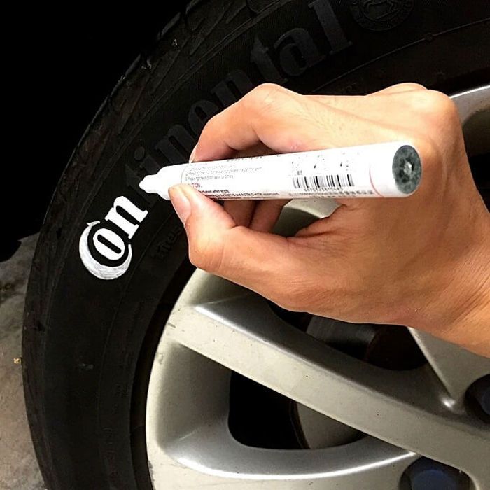 Stylo professionnel étanche de peinture voiture pour Pneu véhicule Moto