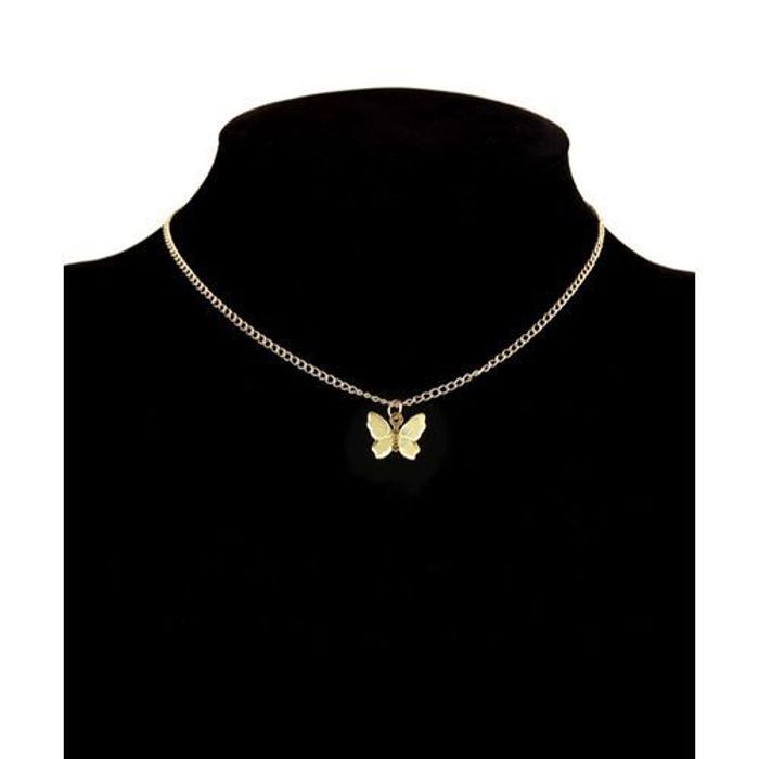 Collier - FASHION - Papillon - Doré - Plaqué or - Multi-couche