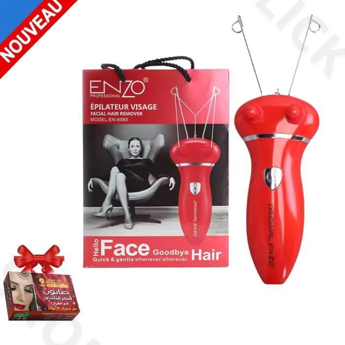 Épilateur automatique pour femme - Fil de coton - Épilateur humide et sec sans fil - Épilateur facial pour femme EN-6085