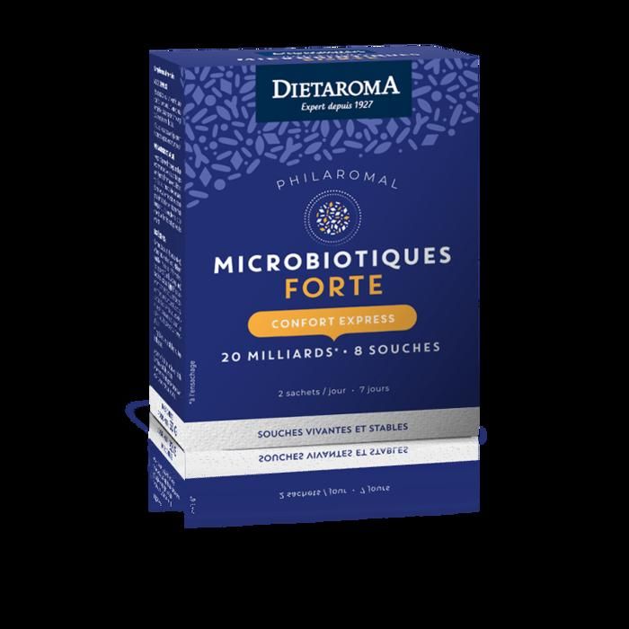 PHILAROMAL FORTE MICROBIOTIQUES BIO – Confort Express Flore Intestinale – 20Milliards - 08 sachets
