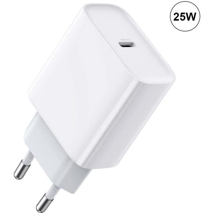 Chargeur Rapide Samsung 25W USB-C - Blanc