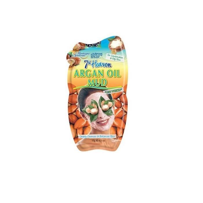 Montagne Jeunesse Mascarilla Aceite De Argán, presume de un rostro cuidado Mascarilla de barro con aceite de argán antioxidante.