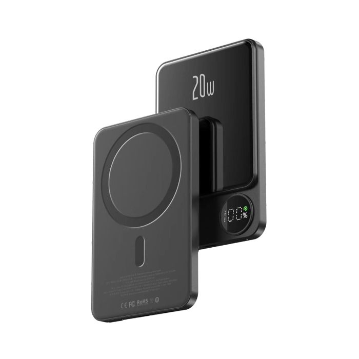 Wonder Wx5MAG - Induktiv Power Bank 5000 mAh 20W MagSafe (svart)