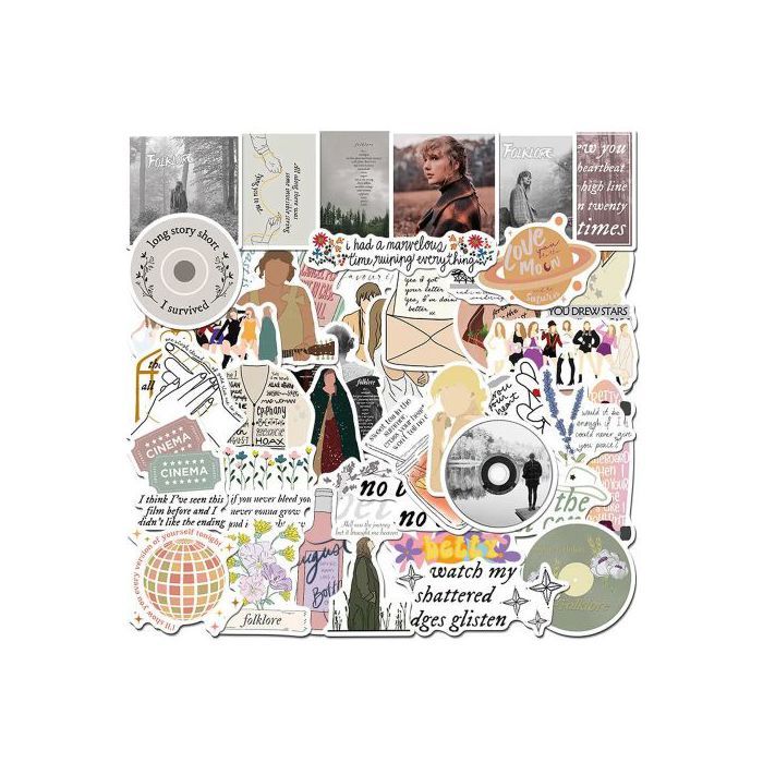 Taylor New Album Midnights Graffiti Stickers Decals DIY Phone Laptop Notebook Swift Kids Toys lot/30 pcs