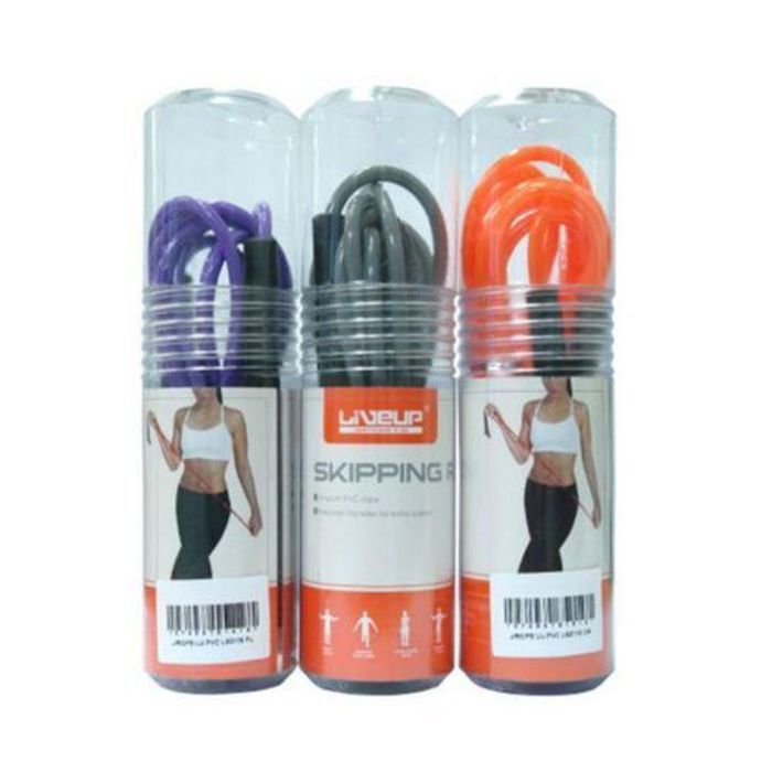 LIVEUP SPORTS PREMIUM SKIPPING EXERCISE JUMP ROPE 3 M mauve