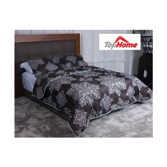 Couette 2 places Graffiti 200x220cm+Taies d oreiller 50x70cm - TOP HOME