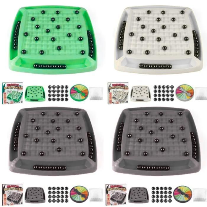 Jeu d'échecs - Non spécifié - Compact - Pièces aimantées - Plateau magnétique - Portable  (Couleur aléatoire)