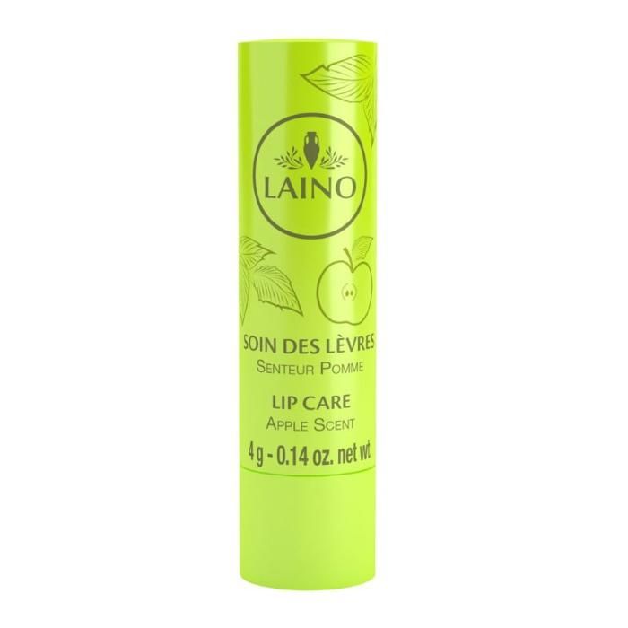 Soin des lèvres - Laino - Parfum Pomme - 4G - Hydratation - Lèvres Desséchées