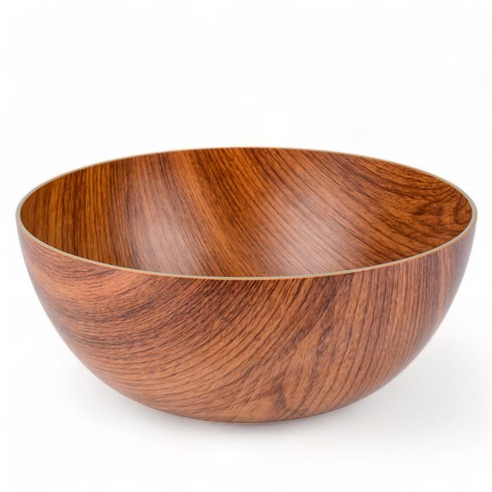 SALADIER ROND 30CM MELAMIN EFFET BOIS 10217