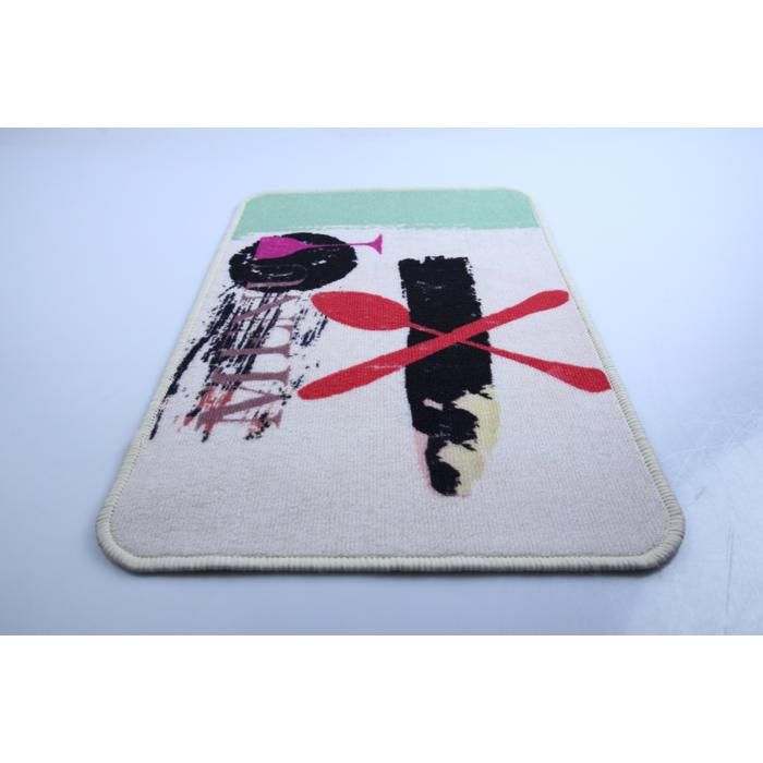 Tapis d'Entrée - GENERIC - Nefertiti - 44x70 cm - Synthétique - Moderne