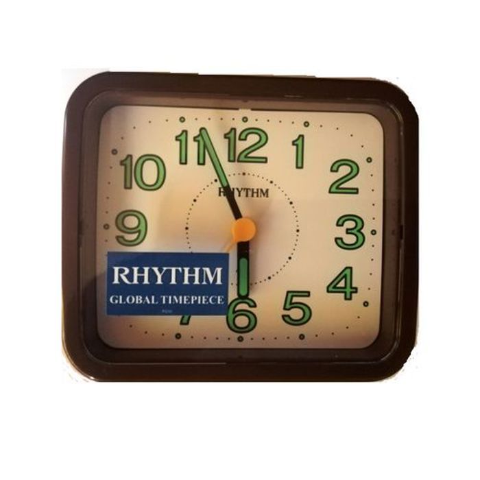 Rhythm Reveil analogique alarme sonore répétés en 4étapes Snooze