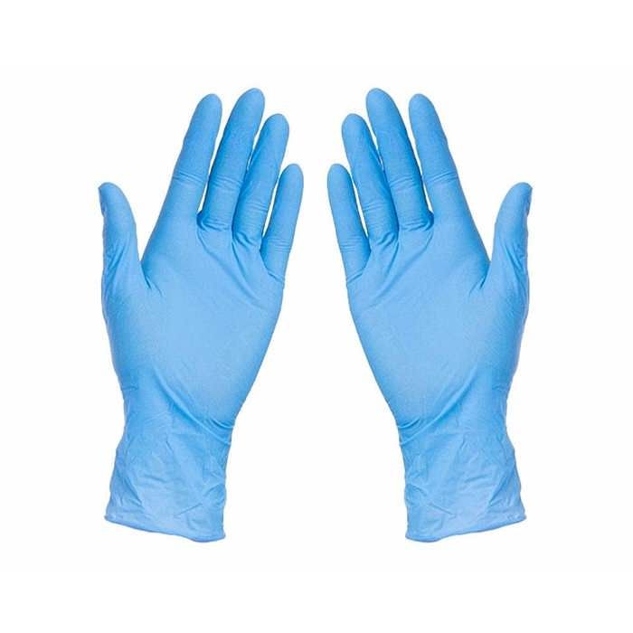 GANT NITRILE BLEU TAILLE S