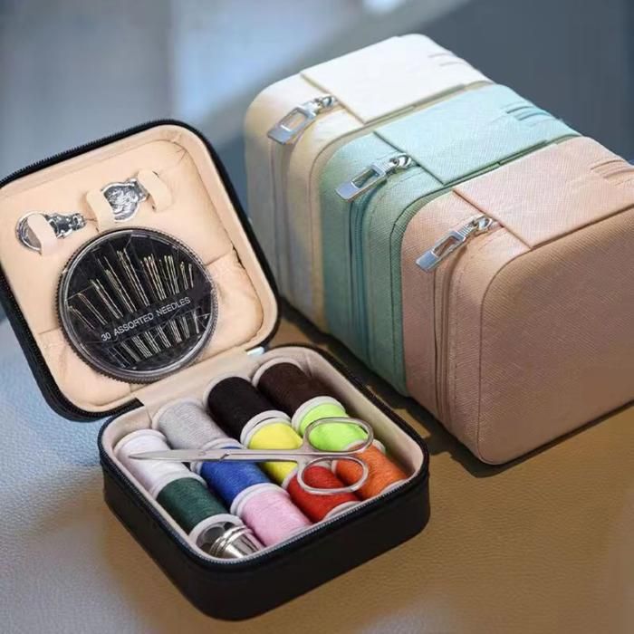 Ensemble De Boîte De Couture Portable Pour La Maison et voyage(Couleur aléatoire)
